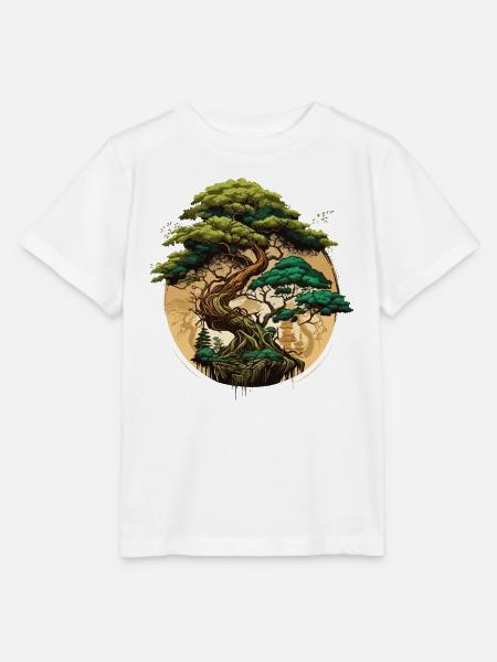 Bonsai Träume - Stanley/Stella Kinder T-Shirt MINI CREATOR  - Weiß