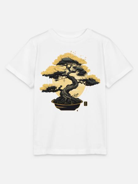 Zarter Bonsai-Baum - Stanley/Stella Kinder T-Shirt MINI CREATOR - Weiß