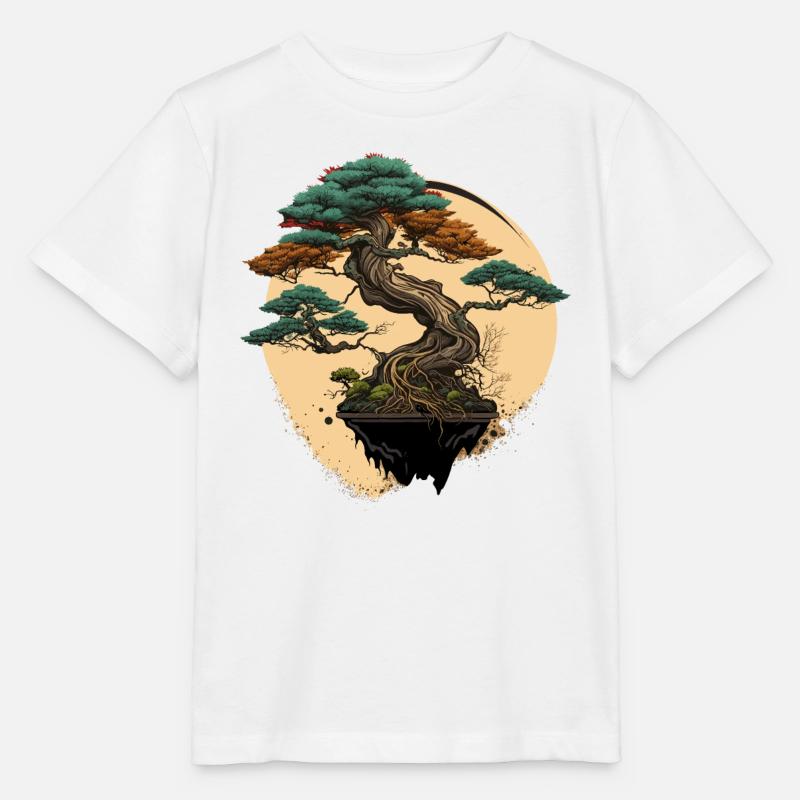 Bonsaï taillé - T-shirt bio MINI CREATOR Stanley/Stella Enfant - blanc