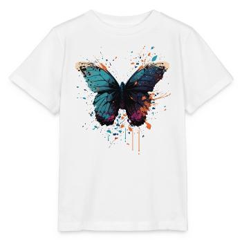 Butterfly Coloful Wings - Stanley/Stella MINI CREATOR Kids’ T-Shirt - white - Front - Maike (125cm)