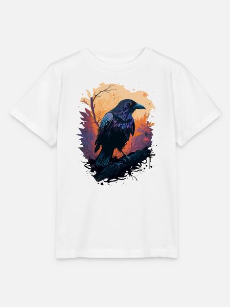 Krähen Wachsames Leben - Stanley/Stella Kinder T-Shirt MINI CREATOR  - Weiß