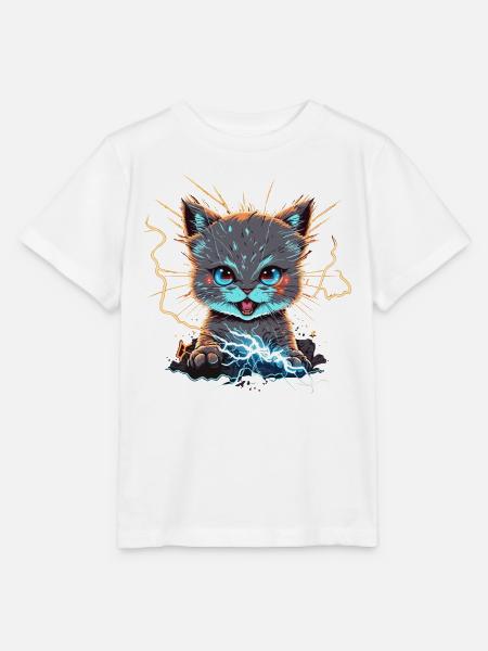 Spannung Kat - Stanley/Stella Kinder T-Shirt MINI CREATOR  - Weiß