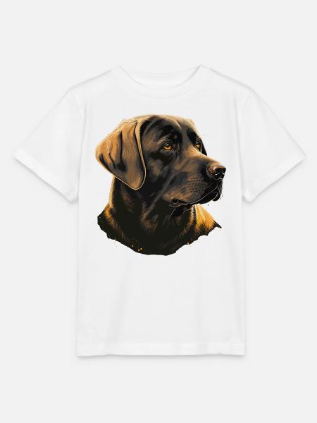 Formaler Labrador Retriever - Stanley/Stella Kinder T-Shirt MINI CREATOR - Weiß