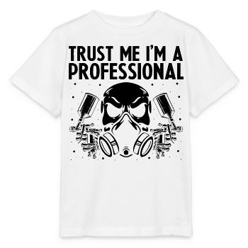 Autolackierer Angebot für Karosserietechniker - Stanley/Stella Kinder T-Shirt MINI CREATOR  - Weiß - Vorne - Maike (125cm)