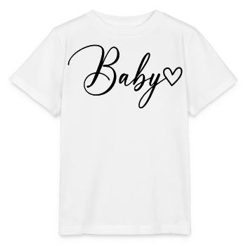 Baby Schrift - Stanley/Stella Kinder T-Shirt MINI CREATOR  - Weiß - Vorne - Maike (125cm)