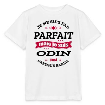 ODIN PARFAIT - PRENOM ODIN - T-shirt bio MINI CREATOR Stanley/Stella Enfant - blanc - Devant - Maike (125cm)