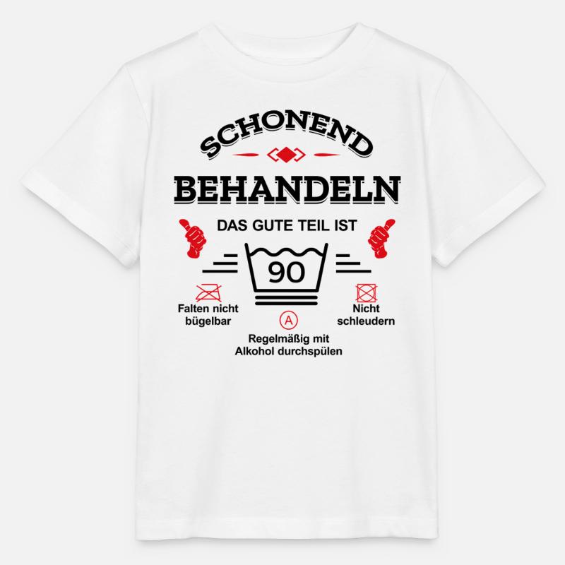 HANDLE MIT SORGFALT – 90 JAHRE PERFEKTION - Stanley/Stella Kinder T-Shirt MINI CREATOR  - Weiß