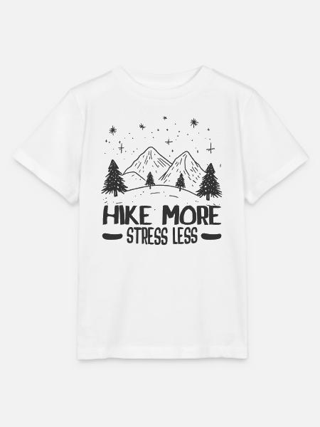 Hike more... - Stanley/Stella Kinder T-Shirt MINI CREATOR  - Weiß