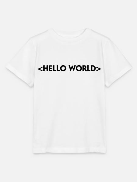 Hallo Welt - Stanley/Stella Kinder T-Shirt MINI CREATOR - Weiß