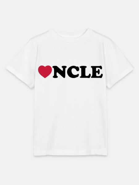 Uncle heart - Stanley/Stella Kinder T-Shirt MINI CREATOR - Weiß