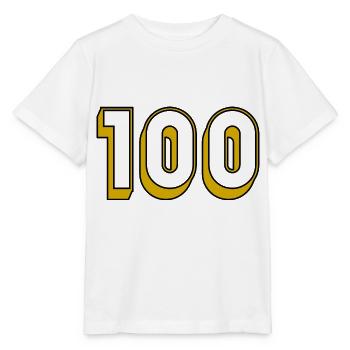 100. 100 YEARS. 100th ANNIVERSARY. ANNIVERSARY - Stanley/Stella MINI CREATOR Kids’ T-Shirt - white - Front - Maike (125cm)