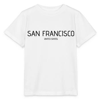 San Francisco - Stanley/Stella Kinder T-Shirt MINI CREATOR  - Weiß - Vorne - Maike (125cm)