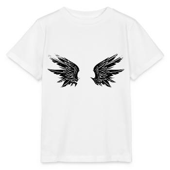 Engelsflügel - Stanley/Stella Kinder T-Shirt MINI CREATOR  - Weiß - Vorne - Maike (125cm)