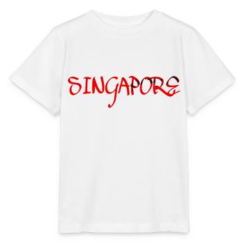 Singapur Stadtstaat Asien - Stanley/Stella Kinder T-Shirt MINI CREATOR  - Weiß - Vorne - Maike (125cm)