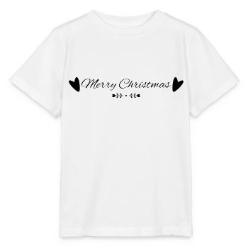 Merry Christmas Black - Stanley/Stella MINI CREATOR Kids’ T-Shirt - white - Front - Maike (125cm)