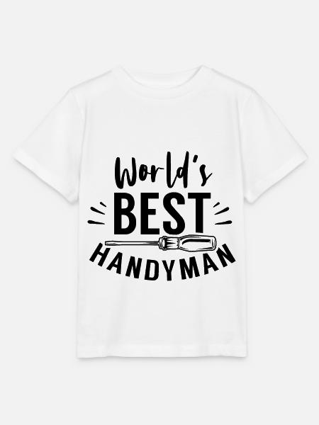 Weltbester Heimwerker Handwerker Heimwerken - Stanley/Stella Kinder T-Shirt MINI CREATOR - Weiß