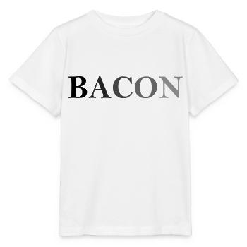 Bacon Verlauf - Stanley/Stella Kinder T-Shirt MINI CREATOR  - Weiß - Vorne - Maike (125cm)