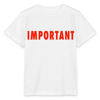 important - T-shirt bio MINI CREATOR Stanley/Stella Enfant - blanc - Devant - Maike (125cm)