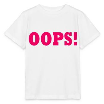 Oops - Stanley/Stella Kinder T-Shirt MINI CREATOR  - Weiß - Vorne - Maike (125cm)