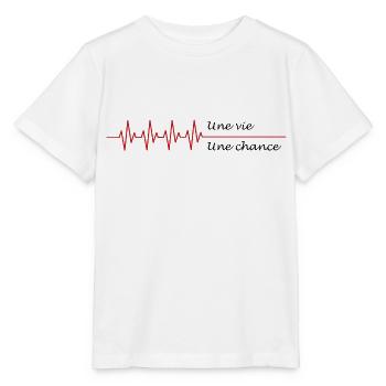 une vie une chance - T-shirt bio MINI CREATOR Stanley/Stella Enfant - blanc - Devant - Maike (125cm)