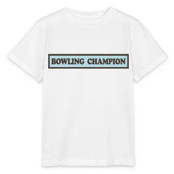 Bowling - Stanley/Stella Kinder T-Shirt MINI CREATOR  - Weiß - Vorne - Maike (125cm)