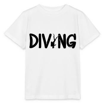 Diving - Stanley/Stella Kinder T-Shirt MINI CREATOR  - Weiß - Vorne - Maike (125cm)