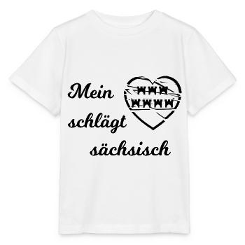 Les Saxons de Transylvanie - T-shirt bio MINI CREATOR Stanley/Stella Enfant - blanc - Devant - Maike (125cm)