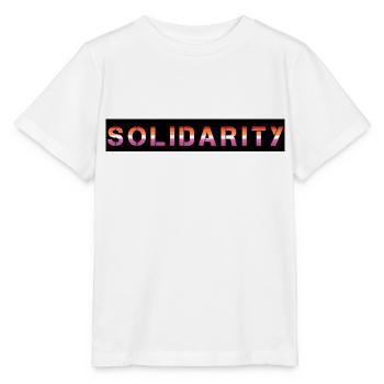 Solidarité lesbienne - T-shirt bio MINI CREATOR Stanley/Stella Enfant - blanc - Devant - Maike (125cm)