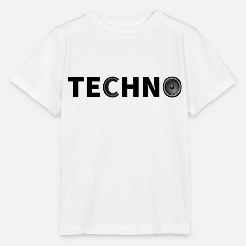 Techno Bass - Stanley/Stella Kinder T-Shirt MINI CREATOR - Weiß