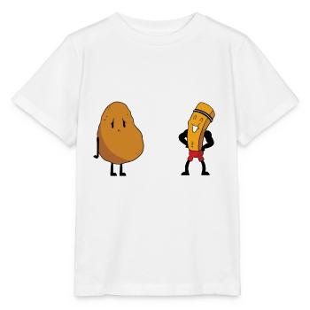 Before Gym After Gym, Gym, Fitness - T-shirt bio MINI CREATOR Stanley/Stella Enfant - blanc - Devant - Maike (125cm)