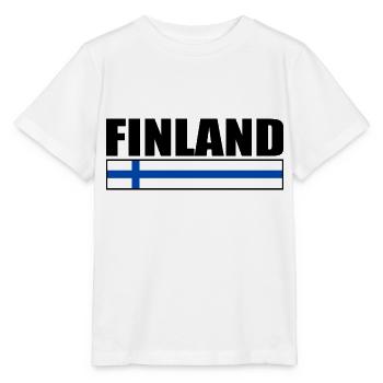 Finlande - T-shirt bio MINI CREATOR Stanley/Stella Enfant - blanc - Devant - Maike (125cm)