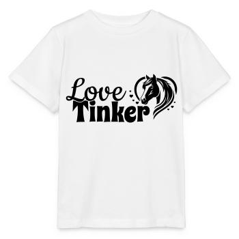 Tinker Love Heart Horse Head - Stanley/Stella MINI CREATOR Kids’ T-Shirt - white - Front - Maike (125cm)