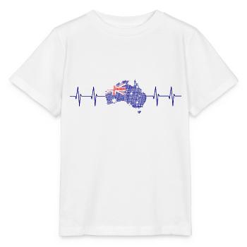 Australien - Australia - Stanley/Stella Kinder T-Shirt MINI CREATOR  - Weiß - Vorne - Maike (125cm)