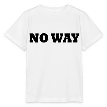 No way - Stanley/Stella MINI CREATOR Kids’ T-Shirt - white - Front - Maike (125cm)