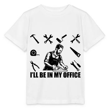 Holzbearbeitung Schreiner Zimmerei Holzarbeiter - Stanley/Stella Kinder T-Shirt MINI CREATOR  - Weiß - Vorne - Maike (125cm)