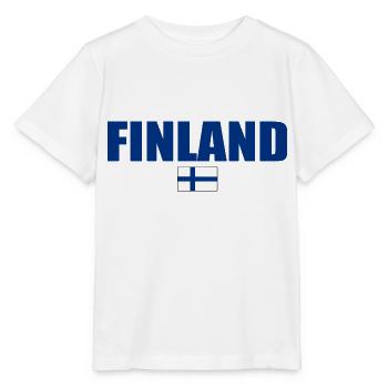 Finnland - Stanley/Stella Kinder T-Shirt MINI CREATOR  - Weiß - Vorne - Maike (125cm)