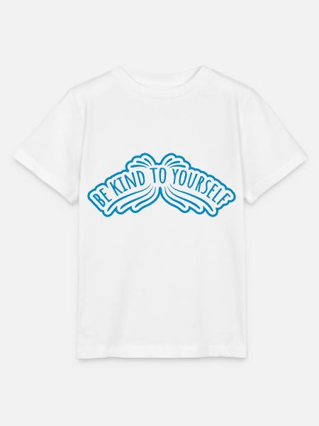 be kind to yourself - Stanley/Stella Kinder T-Shirt MINI CREATOR  - Weiß