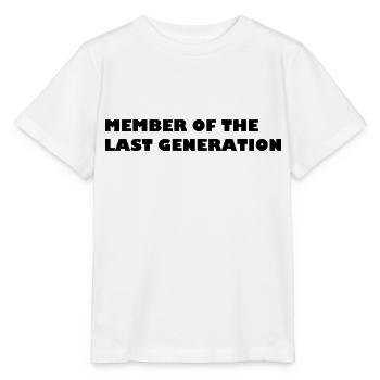 Last Generation - Stanley/Stella Kinder T-Shirt MINI CREATOR  - Weiß - Vorne - Maike (125cm)