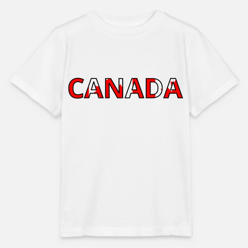 Kanada Flagge - Stanley/Stella Kinder T-Shirt MINI CREATOR  - Weiß