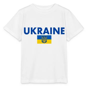 Ukraine - Stanley/Stella Kinder T-Shirt MINI CREATOR  - Weiß - Vorne - Maike (125cm)