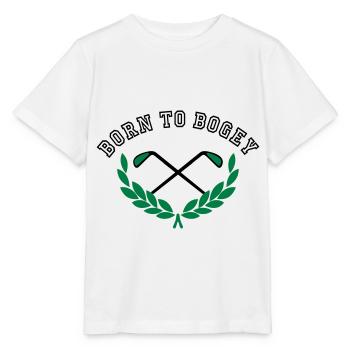 Né à Bogey - T-shirt bio MINI CREATOR Stanley/Stella Enfant - blanc - Devant - Maike (125cm)