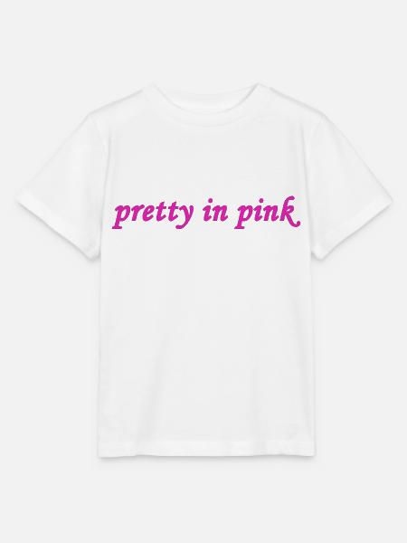 Hübsch in Pink - Stanley/Stella Kinder T-Shirt MINI CREATOR  - Weiß