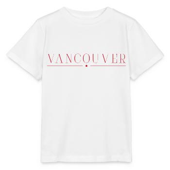 Vancouver, Canada - T-shirt bio MINI CREATOR Stanley/Stella Enfant - blanc - Devant - Maike (125cm)