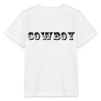 cowboy - Stanley/Stella Kinder T-Shirt MINI CREATOR  - Weiß - Vorne - Maike (125cm)