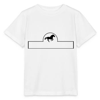 Pferd Pferde Reiten Reitsport Pony Western Shirt - Stanley/Stella Kinder T-Shirt MINI CREATOR  - Weiß - Vorne - Maike (125cm)