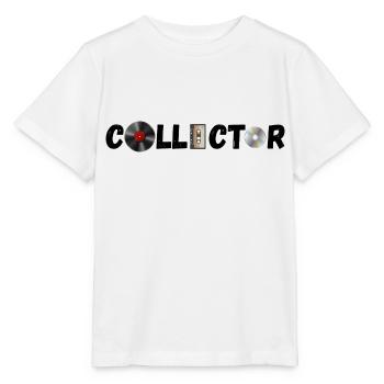 collector vinyl cd cassette records 2 - T-shirt bio MINI CREATOR Stanley/Stella Enfant - blanc - Devant - Maike (125cm)