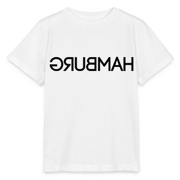 Hamurg - seitenverkehrt - Hansestadt - Alster Elbe - Stanley/Stella Kinder T-Shirt MINI CREATOR  - Weiß - Vorne - Maike (125cm)