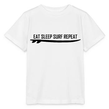 Surfer Surfboard Surfing Geschenksidee - Stanley/Stella Kinder T-Shirt MINI CREATOR  - Weiß - Vorne - Maike (125cm)
