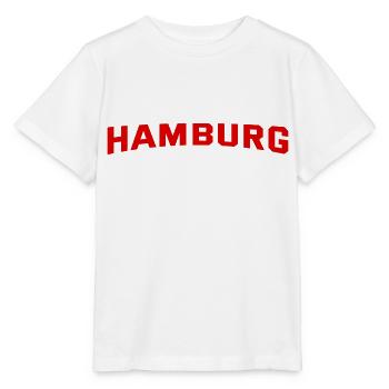 Hamburg Slogan - Hansestadt - Hamburger Hafen - Stanley/Stella Kinder T-Shirt MINI CREATOR  - Weiß - Vorne - Maike (125cm)