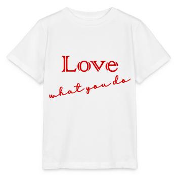 CITATION,CITATIONS,MESSAGE, MESSAGE,HUMOUR - T-shirt bio MINI CREATOR Stanley/Stella Enfant - blanc - Devant - Maike (125cm)